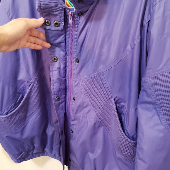 Vintage 80s Members Only Periwinkle Bomber Jacket - Picture 8 of 15